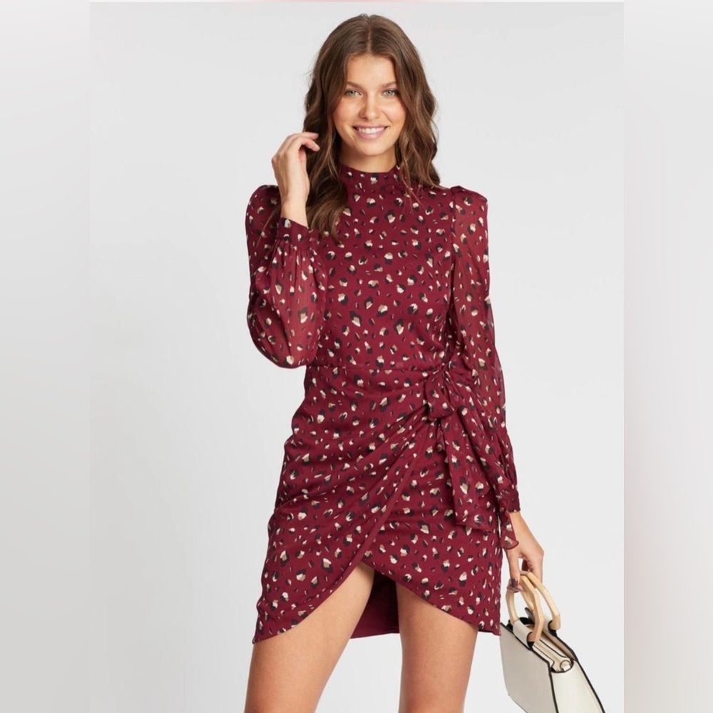 BARDOT KALIA PRINT DRESS Size XXS
